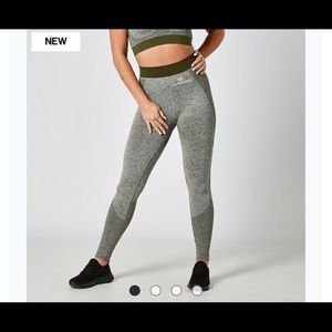 Just Strong Olive seamless Sculpt Leggings Size XL